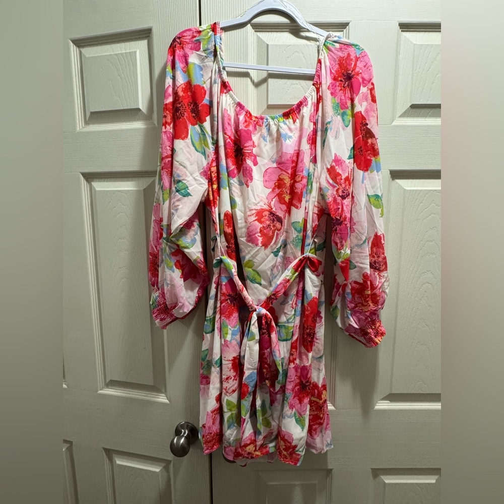 Impressions Boutique Resort Wear Floral Shift Dress